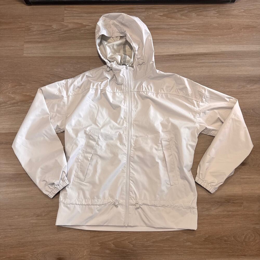Helly Hansen Women's XL Waterproof Hooded Rain Jacket DWR Windproof Shell - Picture 11 of 16